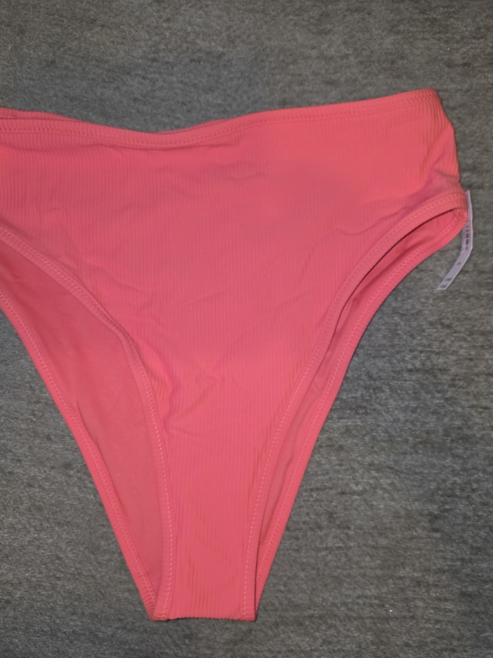 Victoria's Secret Ribbed High-waist Cheeky Bikini Bottom - Medium